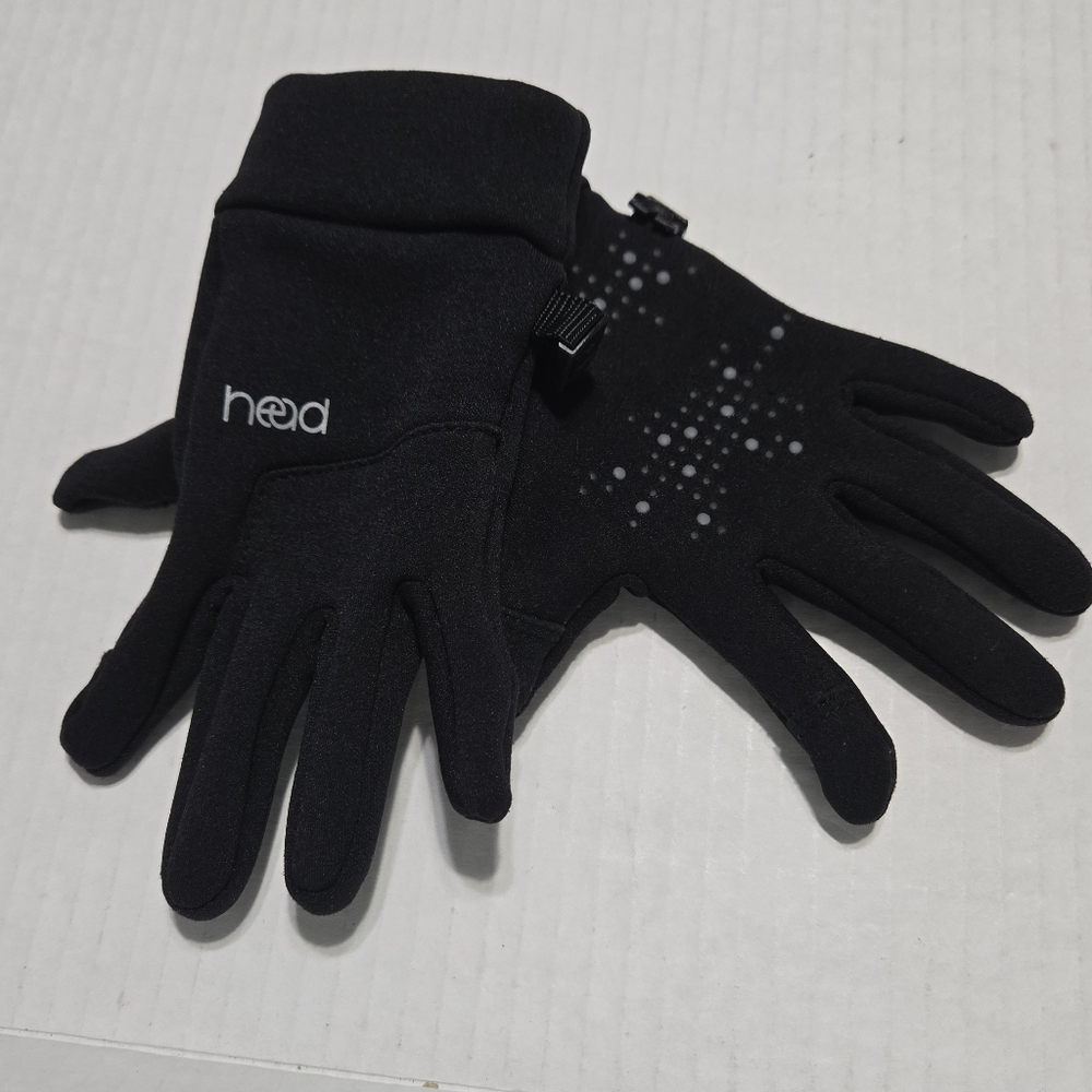 Head Touchscreen Black Winter Snow Gloves kids gloves, S